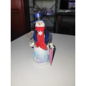 Hallmark Keepsake Snowman: 2005 1 Skylar A Woolscarf Ornament~